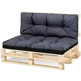 Amazinggirl Palettenkissen Outdoor Kissen Sitzkissen 80 x 120 cm - Auflagen für...