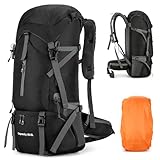 Wanderrucksack 70L für Herren und Damen, Ultraleichter Campingrucksack...