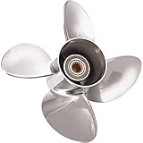 SOLAS 2453-130-17 HR Titan 4 Propeller aus Edelstahl, 4 Flügel, RH, 33 cm...