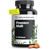 Premium Multivitamin – 180 hochdosierte Komplex-Kapseln – wertvolle Vitamine...