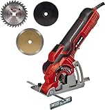 Einhell Mini-Handkreissäge TC-CS 89 (600 Watt, einfache, werkzeuglose...