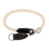 lionto Hundehalsband aus strapazierfähigem Nylon für Hundetraining, Länge 40...