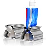 Zivacate 2er-Pack Zahnpasta Tubenquetscher, Rollender Tuben-Zahnpastaspender aus...