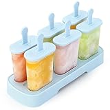 Alinana Eis am Stiel, 6-fach Eisformen Eis am Stiel, BPA-frei aus Wassereis...