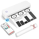 GuKKK Mobiler Drucker A4 für Unterwegs, Drucker Thermodrucker A4 Wireless...