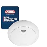 ABUS Funk-Rauchmelder Smartvest Erweiterung der Funk-Alarmanlage | inkl. Hitze...