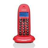 Motorola Voice – C1001CEREZA DECT Digitales Schnurlostelefon, Anrufer-ID,...