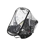 Universal Regenschutz für Babyschale, Transparent Regenverdeck Babyschale,...