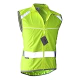 Salzmann Reflektierende Fahrradweste - Mit luftdurchlässigen Mesh-Einsätzen...