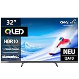 CHIQ 32QA10 32 Zoll Full-HD QLED Smart TV, HDR10, Dolby Audio, Chromecast,...