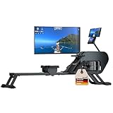 Skandika Rudergerät Nemo III Hybrid | Wasser- und Magnetwiderstand, 32...