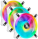 Corsair iCUE QL120 RGB, 120-mm-RGB-LED-PWM-Lüfter (68 Einzeln Ansteuerbare...