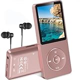 AGPTEK MP3 Player, 16GB verlustfrei MP3 mit 1,8 Zoll Bildschirm, 70 Stunden...