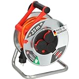 Brennenstuhl Garant S V2 IP44 Kabeltrommel 25m outdoor (Made in Germany, Kabel...