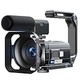Videokamera 5K 56MP Camcorder Vlogging Kamera für YouTube,WiFi Nachtsicht 3'...