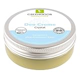 GREENDOOR Deo Creme crystal vegan, null Schweißgeruch – ohne Weißeln, ohne...