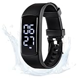Ohne Handyverbindung, EPERSU IP68 wasserdichte Schrittzähler Uhr, Fitness...