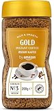 by Amazon Gold Instant Kaffee, Mittlere Röstung, 200g, 1er-Pack - Rainforest...