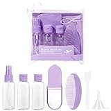 Flintronic Reiseflaschen Set, Reiseflaschen zum Befüllen mit Kleinem Trichter,...