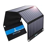 BigBlue 28W Tragbar Solar Ladegerät 2-Port USB(5V/4A insgesamt), IPX4...