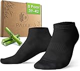 PAIXX Premium Bambus Sneaker Socken 8er Pack, 43-46 & 39-42, Herren & Damen -...