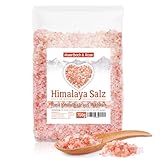 Himalaya Salz, 750g grobes rosa Kristallsalz aus Punjab Pakistan, 2-4mm Körnung...