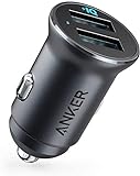 Anker 320 Car Charger (24W II) Ladegerät, Mini Autoladegerät, 4.8A Duales USB...