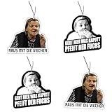 4× Duftanhänger Auto, Duftbaum Auto Karinritter, Auto Lufterfrischer, Lustiger...