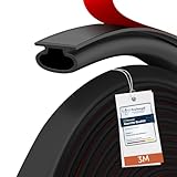 shinfly Türdichtung Selbstklebend – 3m Schwarz – Flexibles Dichtungsband...