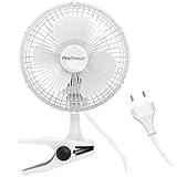 Pro Breeze Mini Ventilator mit Clip - 15 cm Durchmesser, 2...