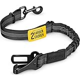 ZAUBERPFOTE Hundegurt 'Argo‘ fürs Auto – Verstellbarer Sicherheitsgurt mit...