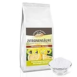 GOLDEN PEANUT Zitronensäure Pulver 1 kg, E-330 reine Citronensäure,...
