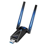 ElecMoga WLAN Stick, 1300Mbps WLAN Adapter PC, 2.4GHz/5GHz Dual Band Internet,...