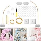 Ballonbogen Kit, 2.5M & 1.5M Halbbogen Ballonbogen Gestell, Freie Biegung...