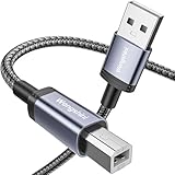 Wengshini USB 2.0 Drucker Kabel 2M, USB Typ A Stecker anf B Stecker Drucker...