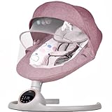 BEBE2LUXE ALPHA Babywippe, Elektrische Babyschaukel mit Musik, Nutzbar ab der...