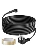WILAWELS 4 m Heizkabel 230V mit Thermostat, 17W/M Frostschutz Heizband, IPX7...