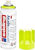 Sprühlack neongelb matt edding 5200 Permanent Spray - 200 ml