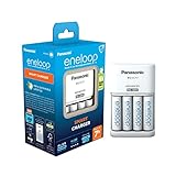 eneloop Smart Ladegerät, für 1-4 AA/AAA NI-MH Akkus, 7 Stunden Ladezeit, 7...