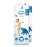 by Amazon Ultra Dry Windeln – Größe 7 (17 kg+) – 112 Windeln (2 Packungen...
