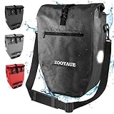 ZOOYAUE Fahrradtasche für Gepäckträger 28L, Wasserdicht Gepäckträgertasche...