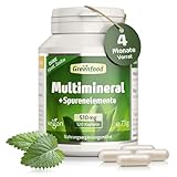 Multimineral Komplex Kapsel - Mineralstoff Komplex mit Spurenelementen 510mg...