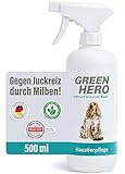 Green Hero Haustierpflege Spray 500ml Mittel gegen Juckreiz für Hund und Katze,...