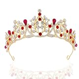 Snowtain Krone Damen, 1 Pcs Hochzeit Braut Kristall Tiara, Hochzeit Braut Tiara...