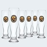 Zum Franziskaner Weissbierglas Weizenbierglas 0,5 Liter | Das Original | im Set...