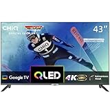 CHiQ U43QM8G 43-Zoll Smart-TV-Gerät, QLED UHD mit HDR, rahmenloses...