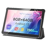 AWOW Tablet 10 Zoll Android 15: 2025 Neueste 7000mAh Octa-Core 8GB RAM+64GB 1TB...