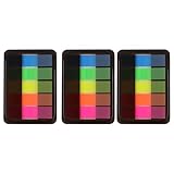 3-Pakete fluoreszierende Index-Klebeetiketten, PET-Material wasserfest, keine...