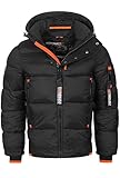Geographical Norway Herren Winter Jacke warm gefüttert Parka Steppjacke Outdoor...
