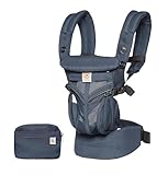 Ergobaby Babytrage, Omni 360 Cool Air Mesh mit 4 Positionen für Neugeborene bis...